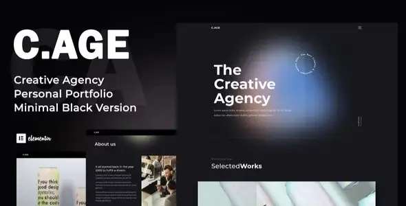 C.AGE – Creative Agency Personal Portfolio Elementor Template Kit
